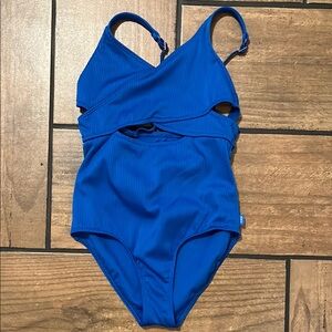 Abercrombie Kids Blue One Piece Swimsuit Athletic Design